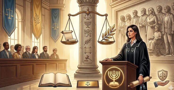 אולם משפטי וסמלי צדק, אחריות ואתיקה מקצועית